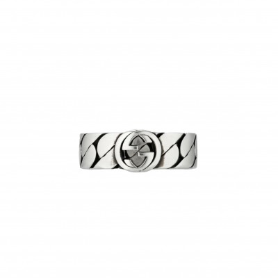 GUCCI WIDE GUCCI INTERLOCKING RING 661513J84000728